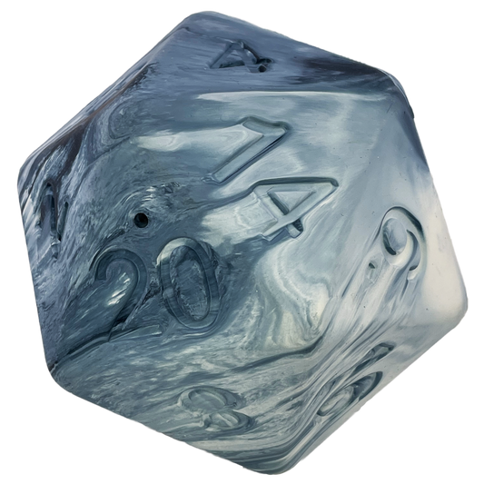 For Canine Companions | Barbarian Strength D20 - Gray