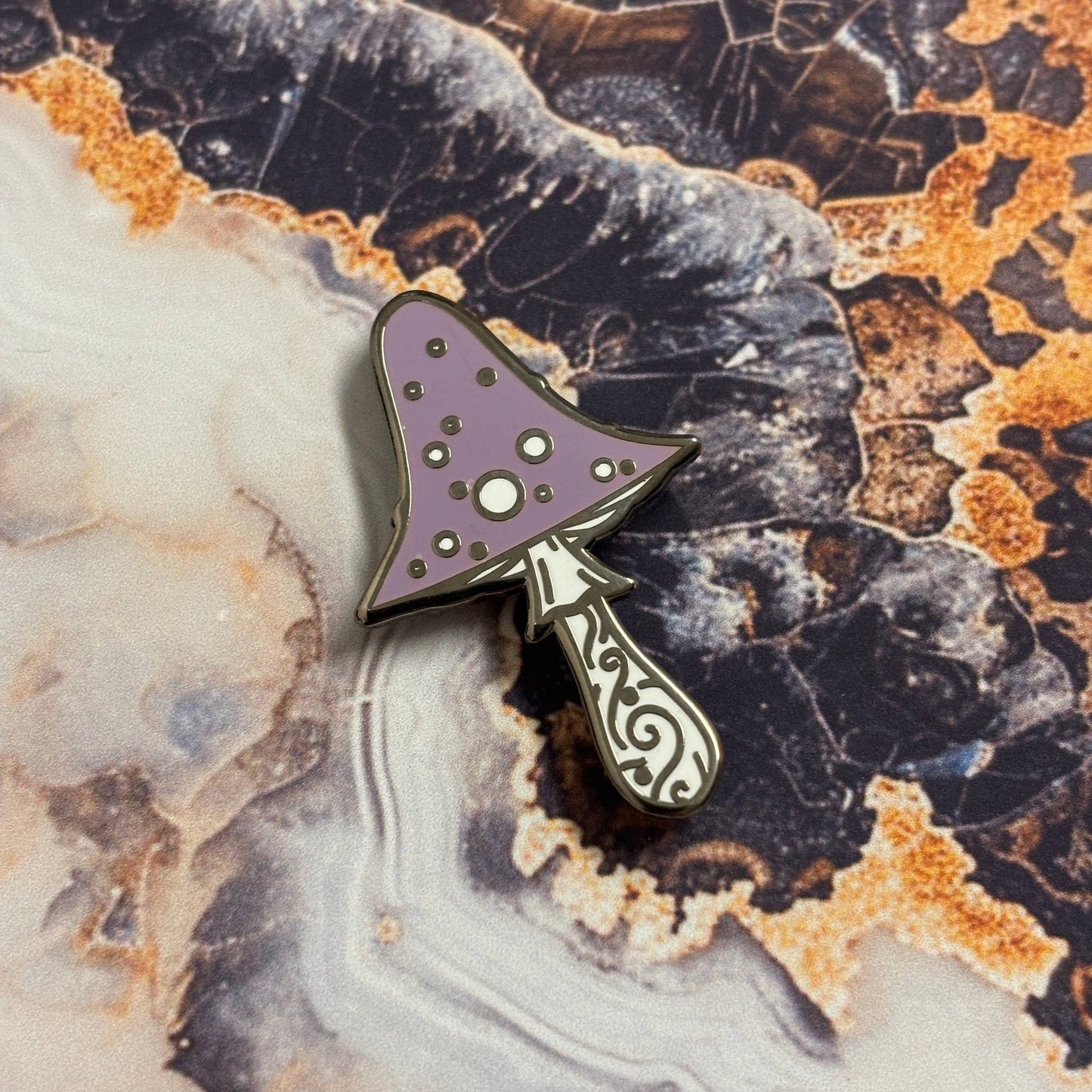 FCC Enamel Pin | The Mini Mushroom