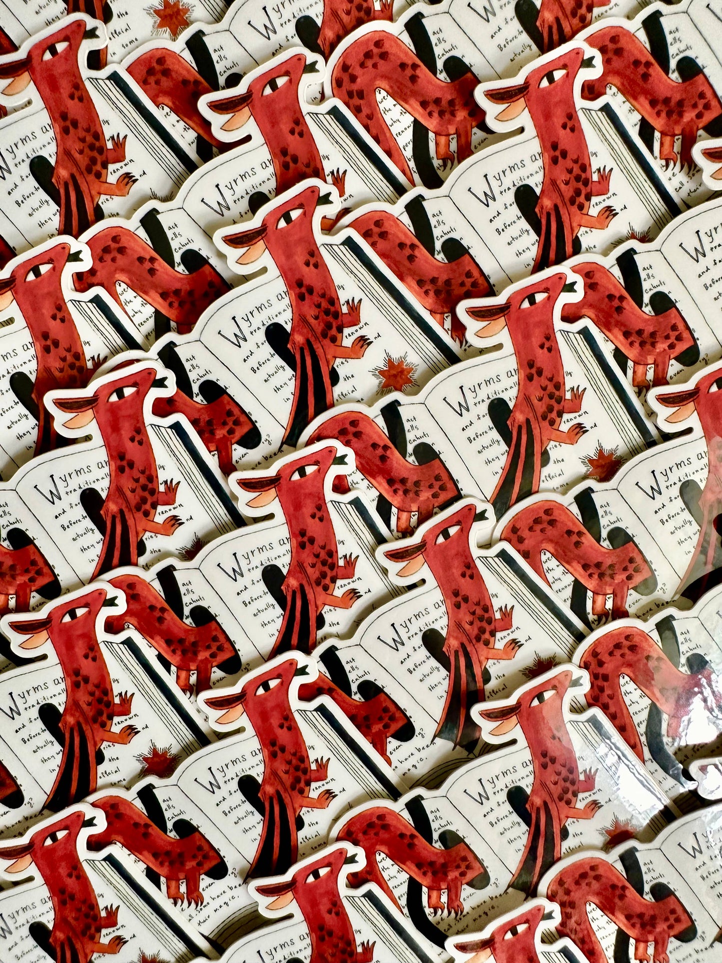 SC Vinyl Sticker | Book Wyrm