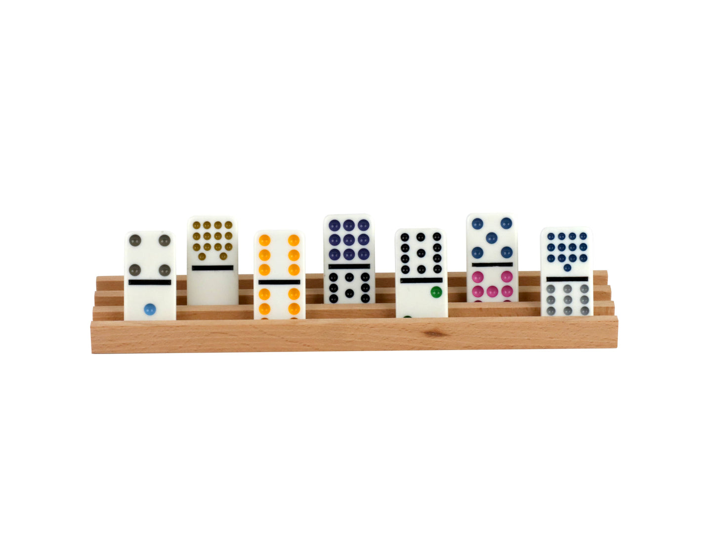 Wooden Domino Trays  (set of 4)