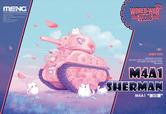 Cupid's Sherman cartoon tank model