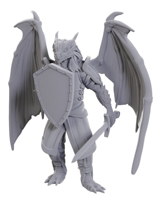 Dungeons & Dragons: Nolzur's Marvelous Unpainted Miniatures - W25 Dragonborn of Bahamut [WZK 90760]