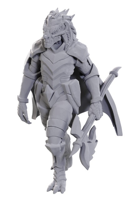 Dungeons & Dragons: Nolzur's Marvelous Unpainted Miniatures - W25 Dragonborn of Tiamat [WZK 90759]