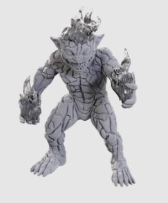 Nolzur's Marvelous Unpainted Miniatures - W24 Magmins [WZK 90648]