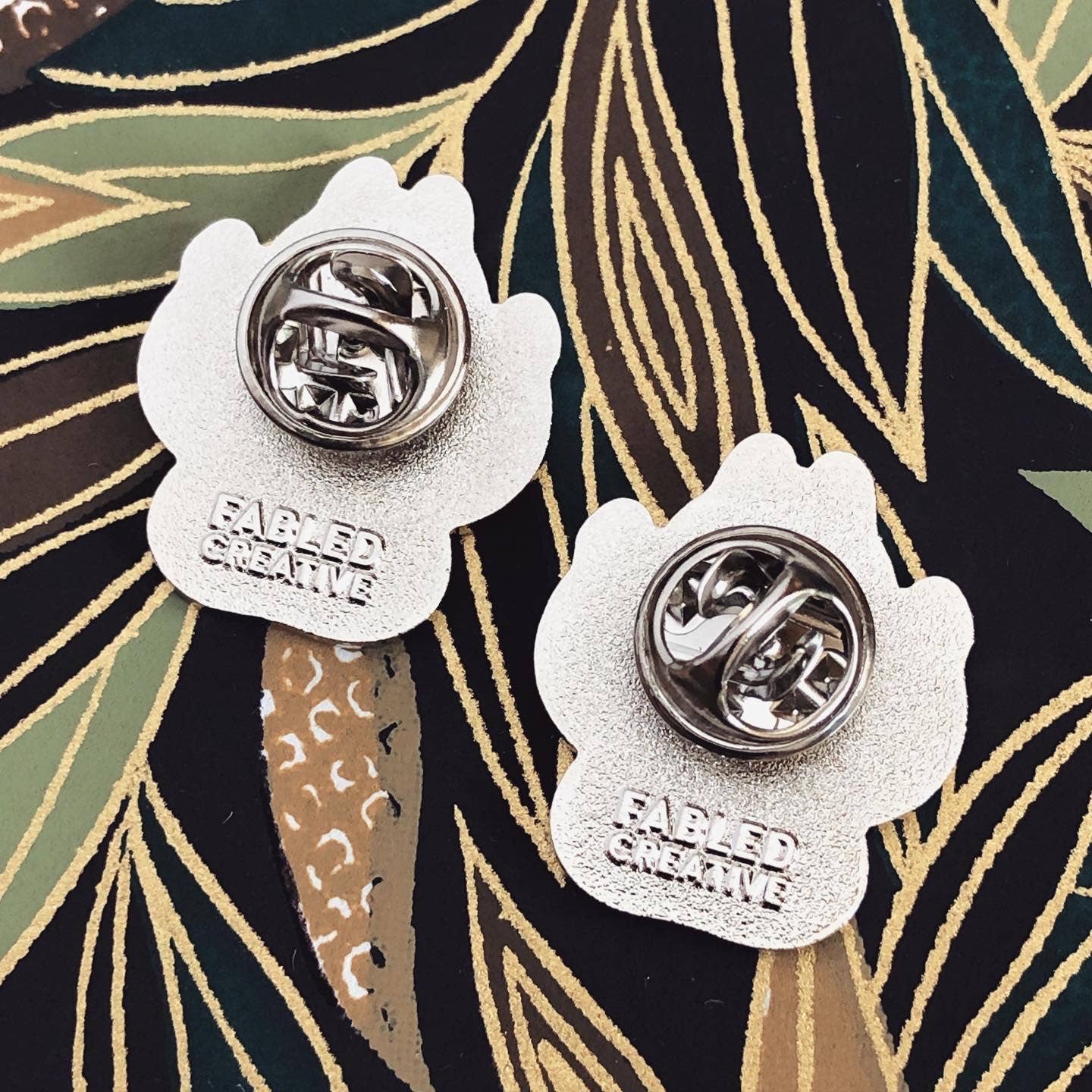 FCC Enamel Pin | Dog Paws