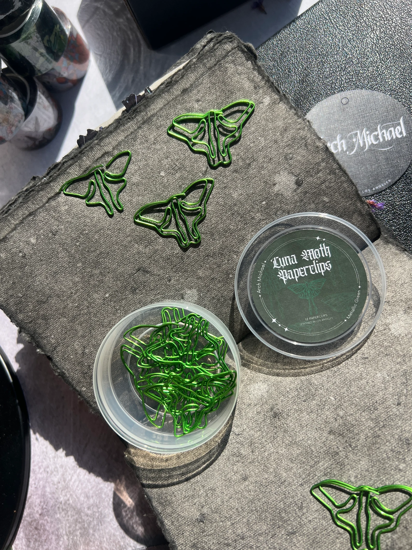 AM Paperclips | Luna Moth