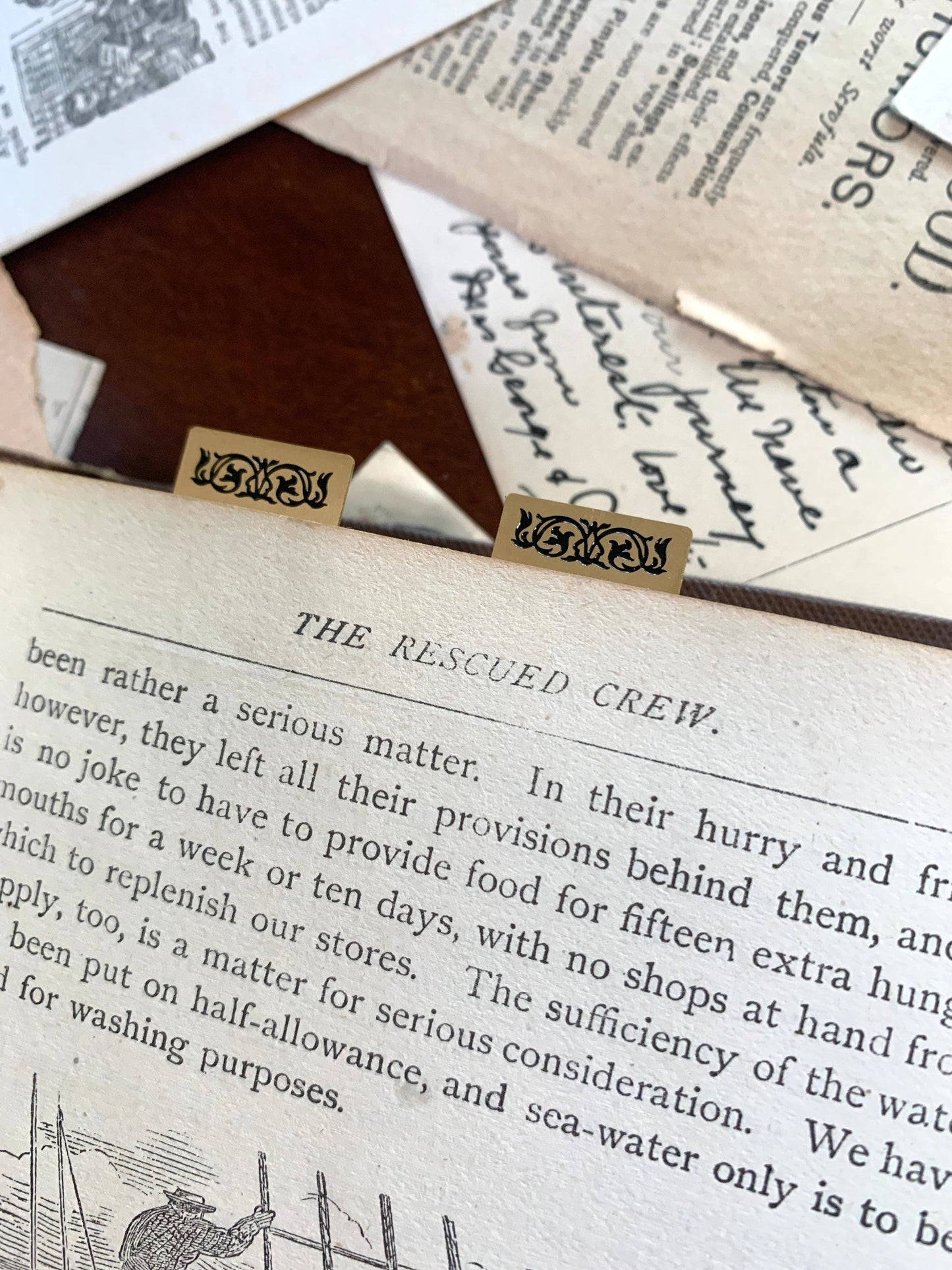 CM Metal Page Clip | Mini Brass Weapons [Set of 4]