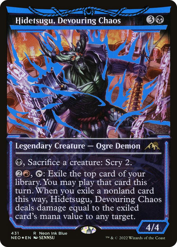 Hidetsugu, Devouring Chaos (Neon Blue)