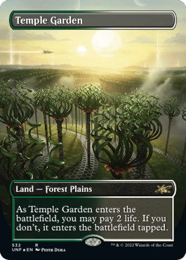 Temple Garden (Borderless) (Galaxy Foil)