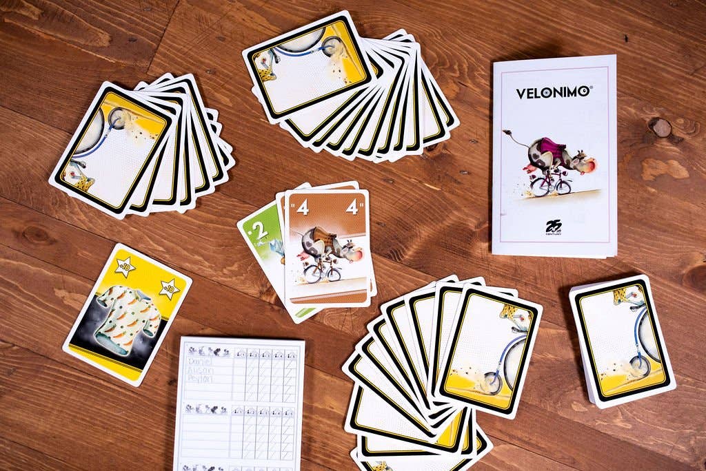 Velonimo Cycling Race Card Game for 2-5 Players