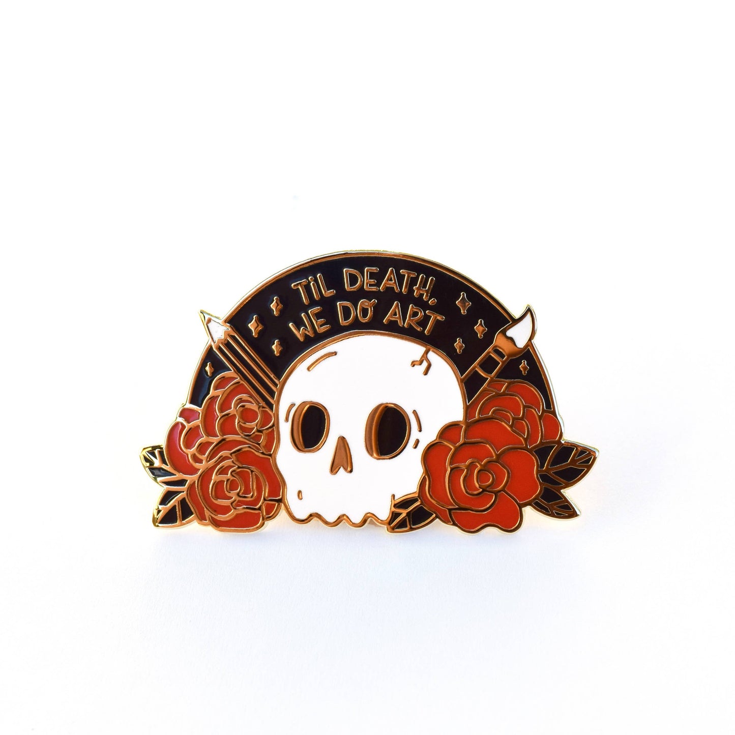 Enamel Pin | Til Death We Do Art