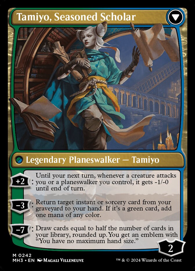 Tamiyo, Inquisitive Student (Back)