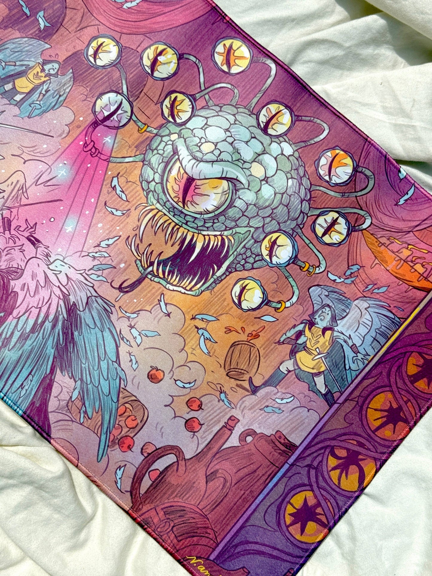 Beholder's Charm Ray Art Play-mat