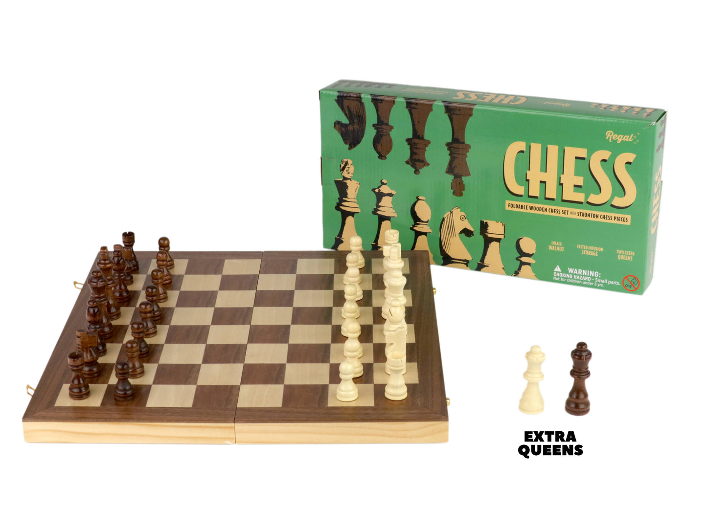 Regal Games Deluxe Wooden Chess Board Game