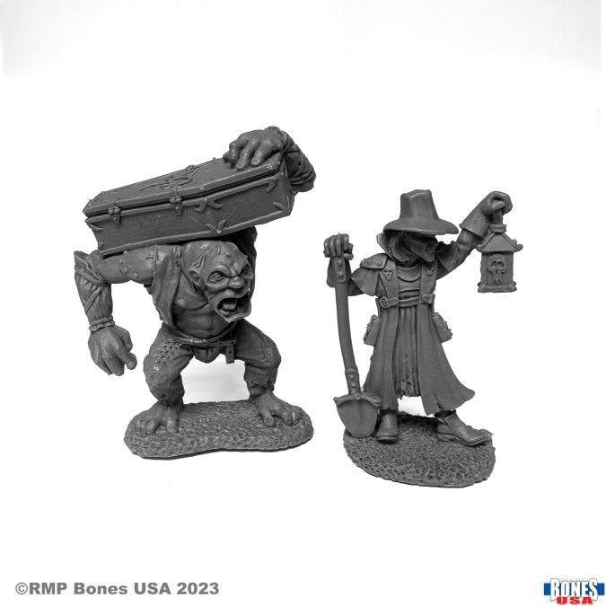 Townsfolk: Gravedigger and Henchman [Reaper 30113]