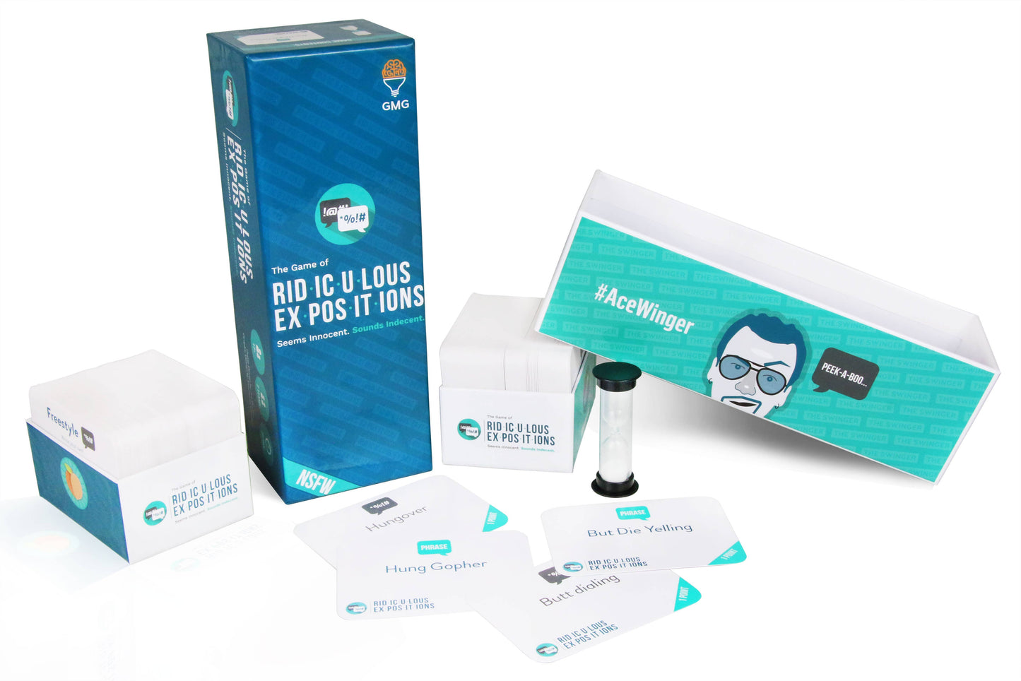 The Game of Ridiculous Expositions