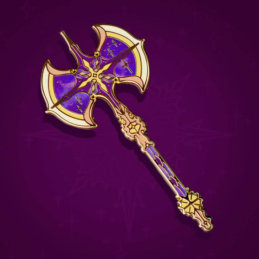NVD Celestial Armory Enamel Pin | Meteor Axe