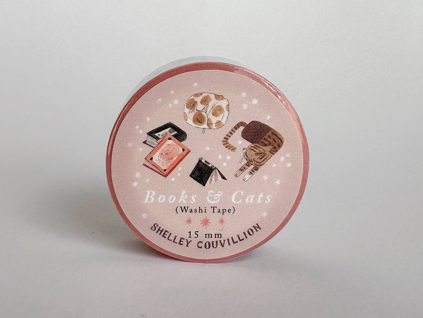 SC Washi Tape | Pink Cats & Books