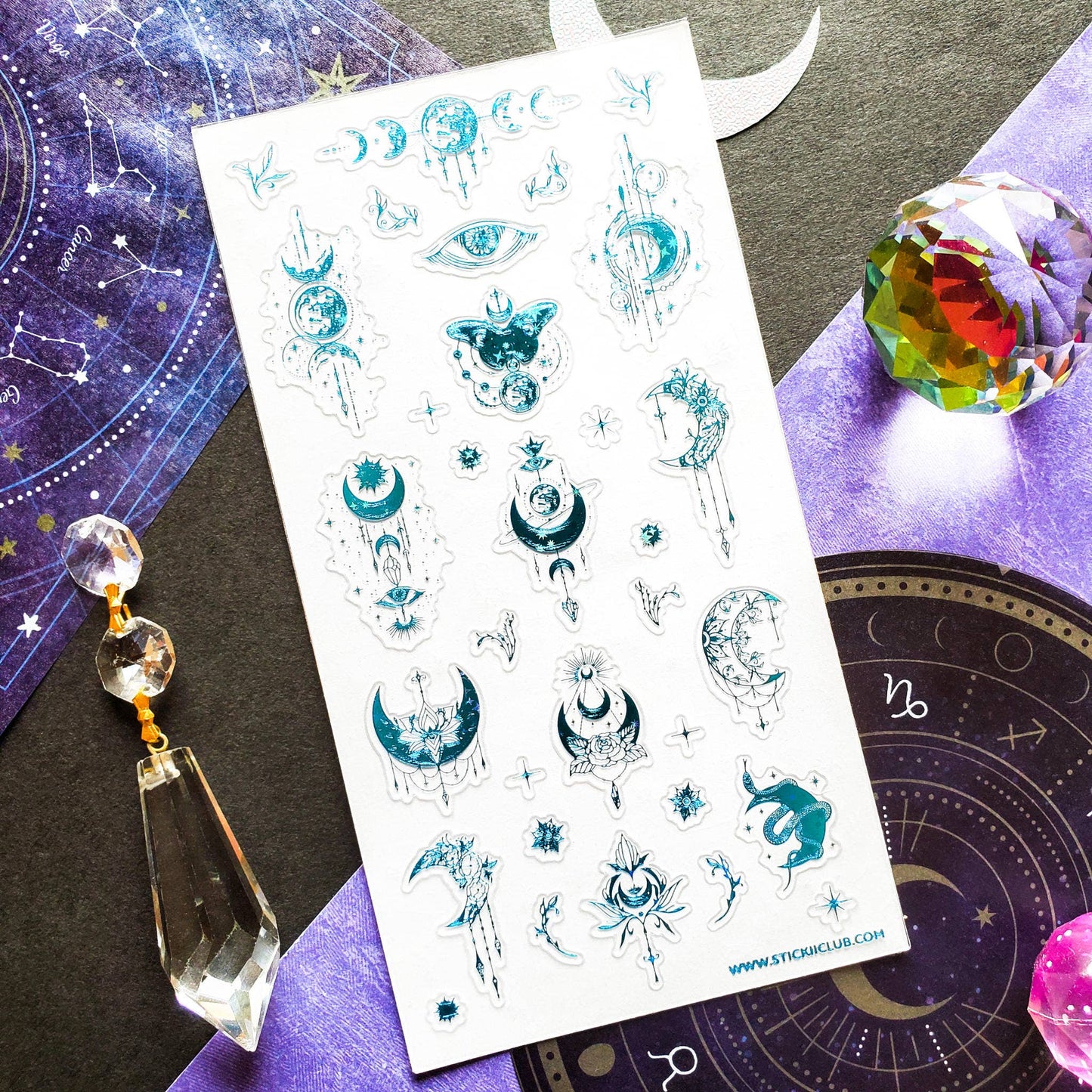 Sticker Sheet | Holo Moons