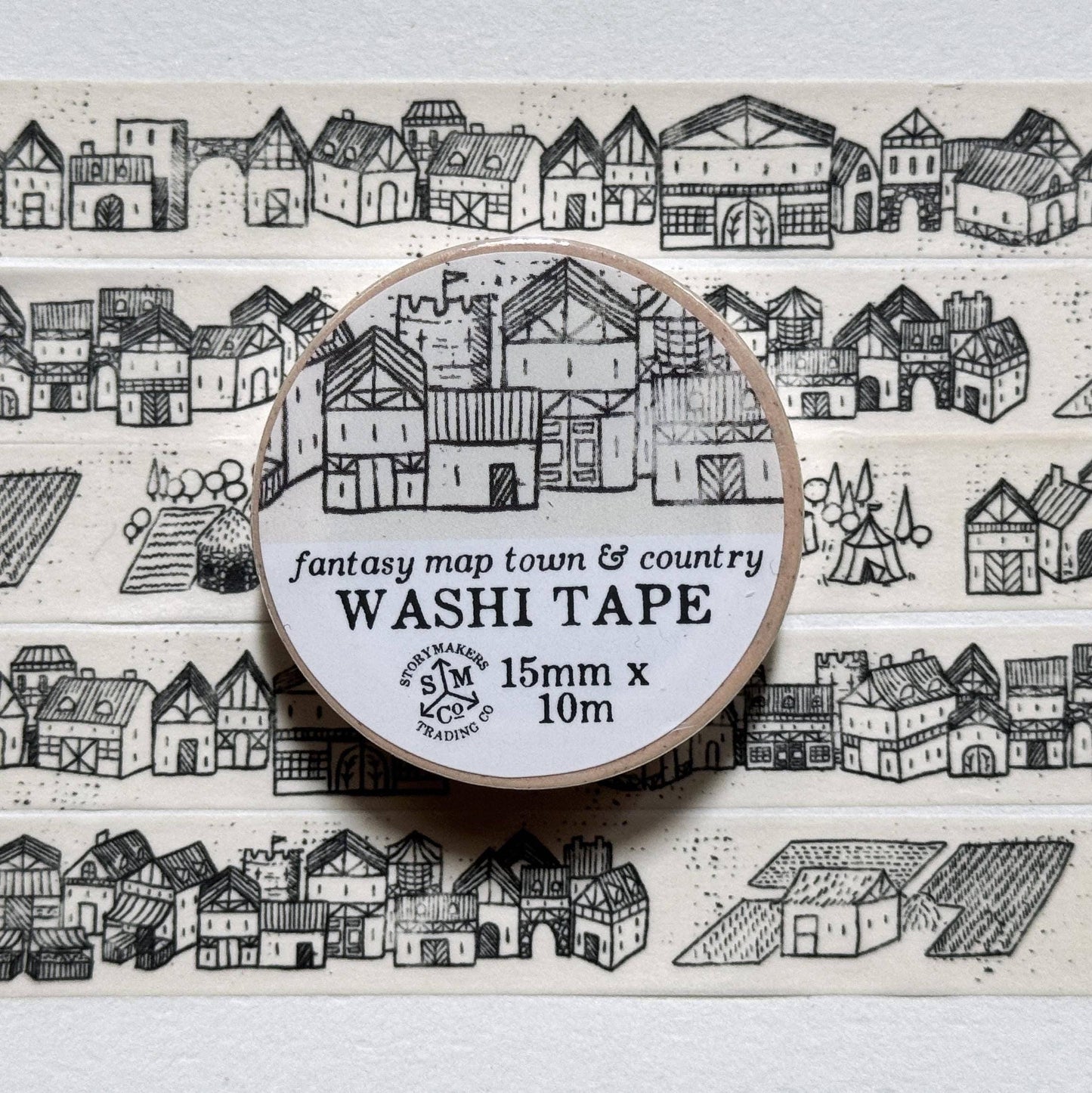 STC Cartography Washi Tape | Towns
