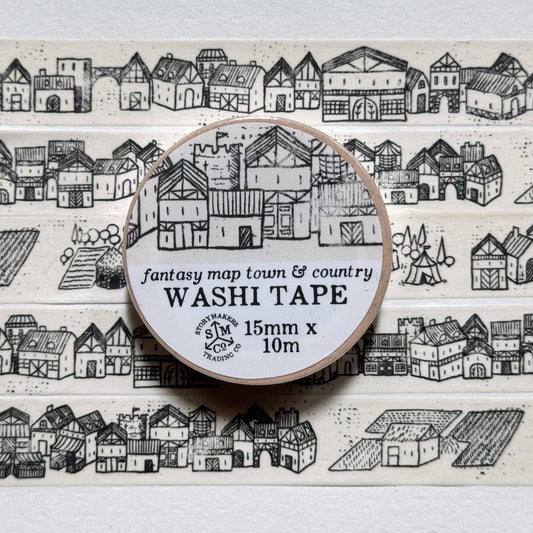 STC Cartography Washi Tape | Towns
