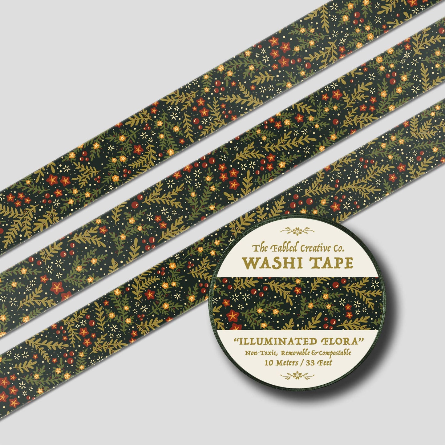 FCC Washi Tape | Illuminated Flora