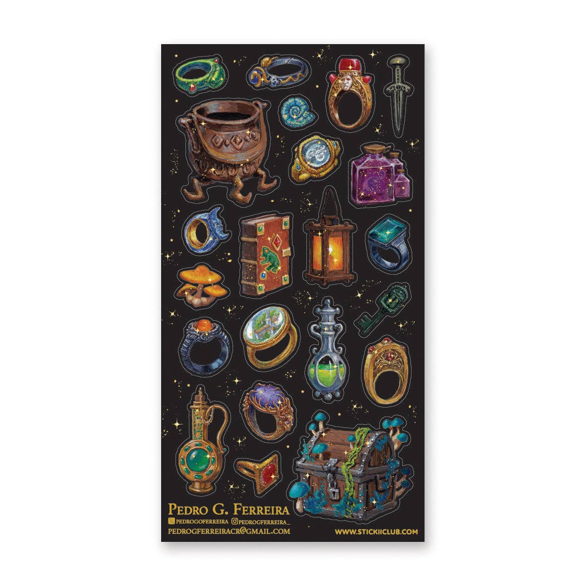 Sticker Sheet | Arcane Treasures