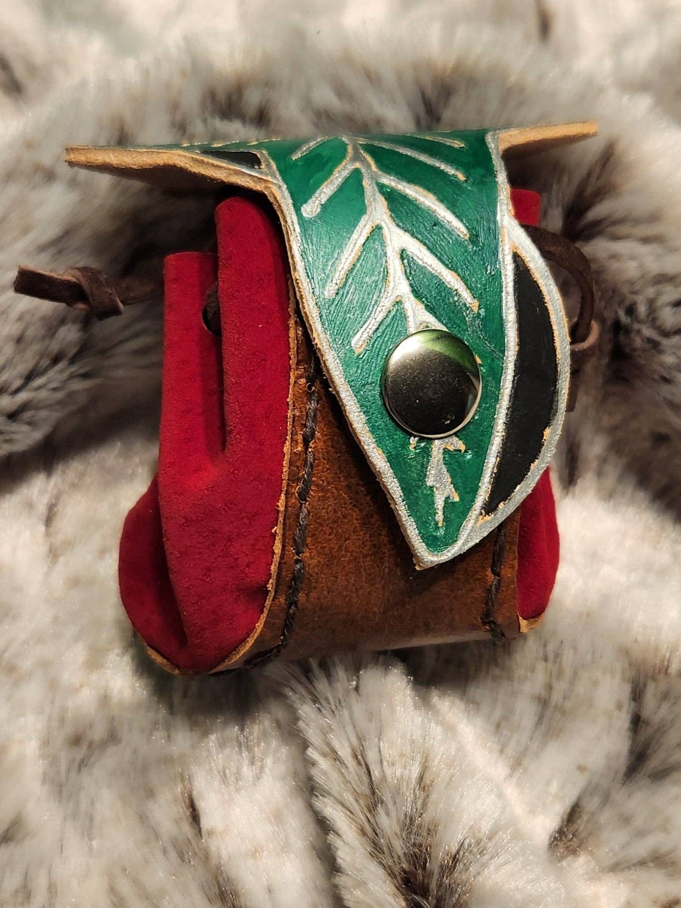 Leather Dice Pouch | Lórien Leaf