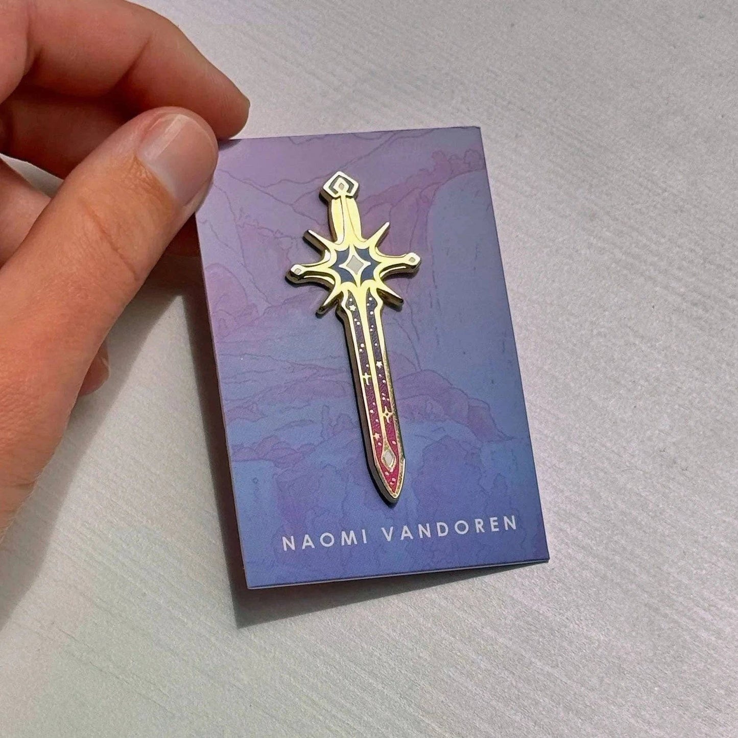 NVD Enamel Pin | Sword