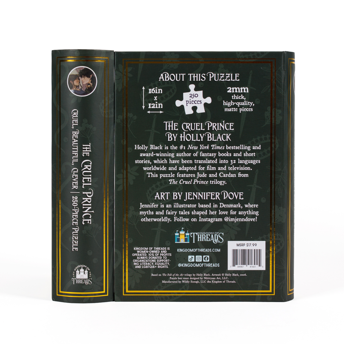Book Keepsake Puzzle | The Novels of Elfhame
