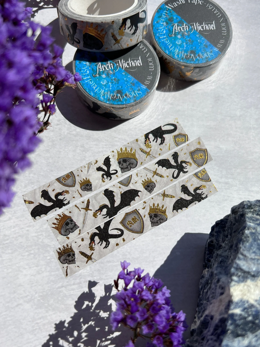 AM Washi Tape | Skull & Dragon