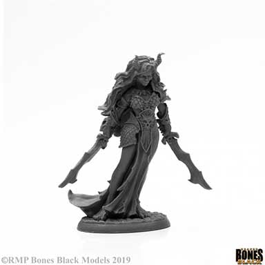 Bones Black: Ziba, Female Efreeti [Reaper 44003]
