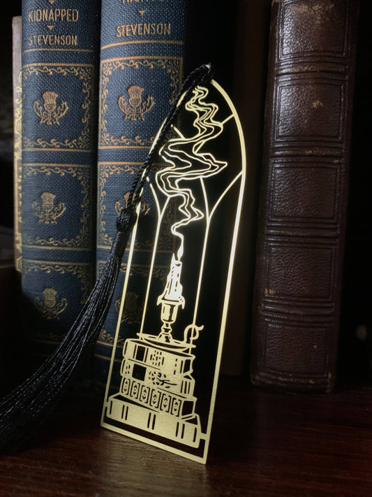CM Metal Bookmark | Cathedral Candlestick