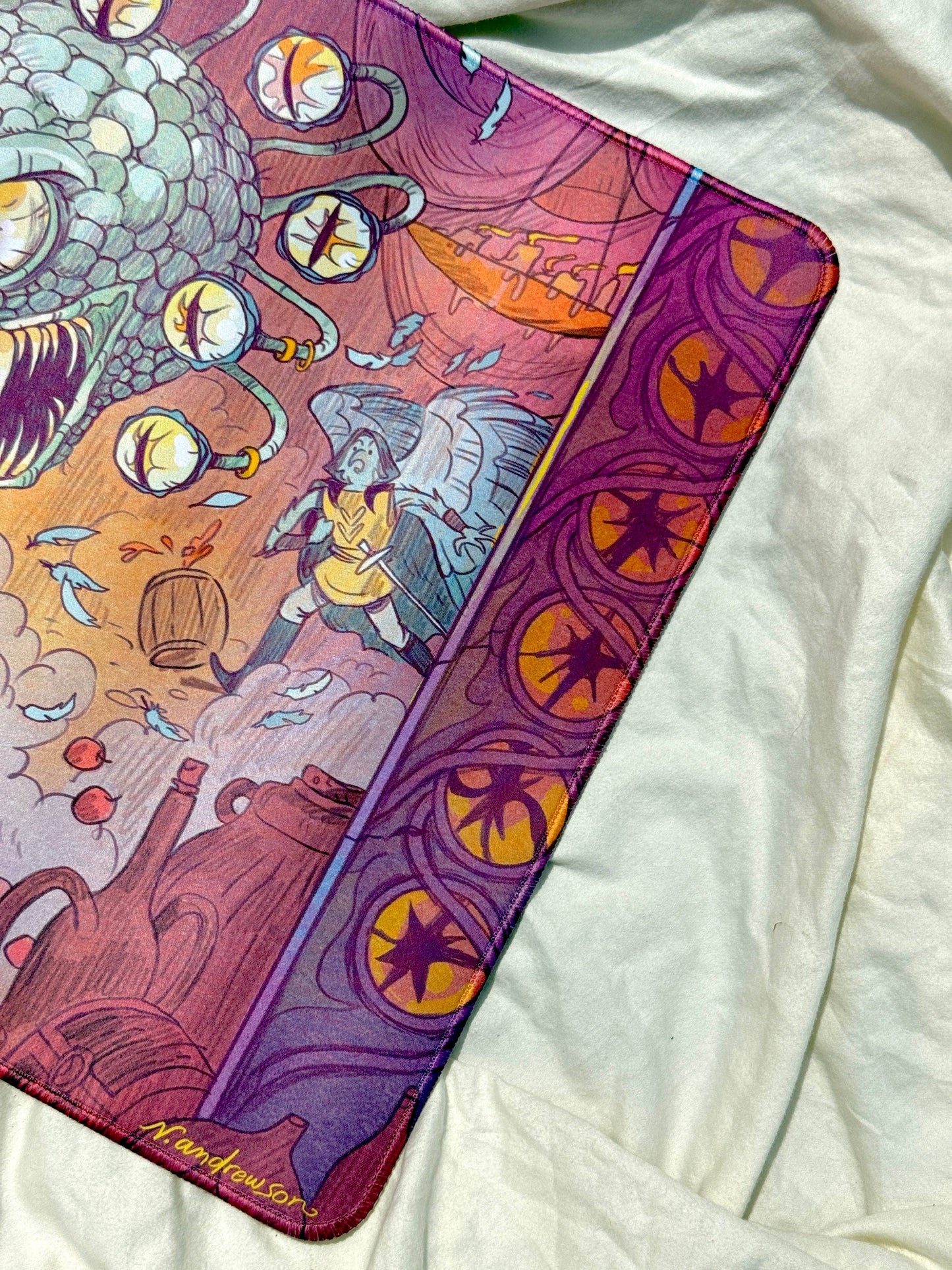 Beholder's Charm Ray Art Play-mat