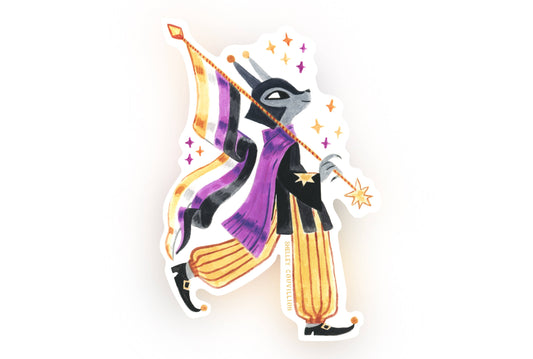 SC Vinyl Sticker | Queer Cuties ~ Non-Binary Dog