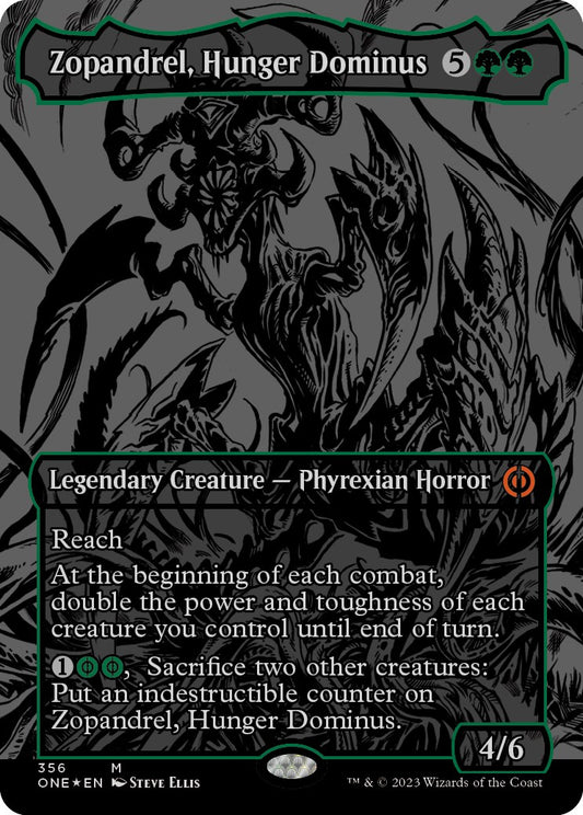 Zopandrel, Hunger Dominus (Oil Slick Raised Foil)