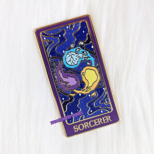 D&D Class Tarot Enamel Pin Series | The Sorcerer