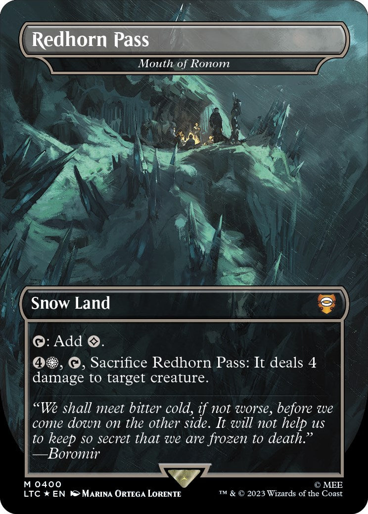 Redhorn Pass - Mouth of Ronom (Borderless) (Surge Foil)