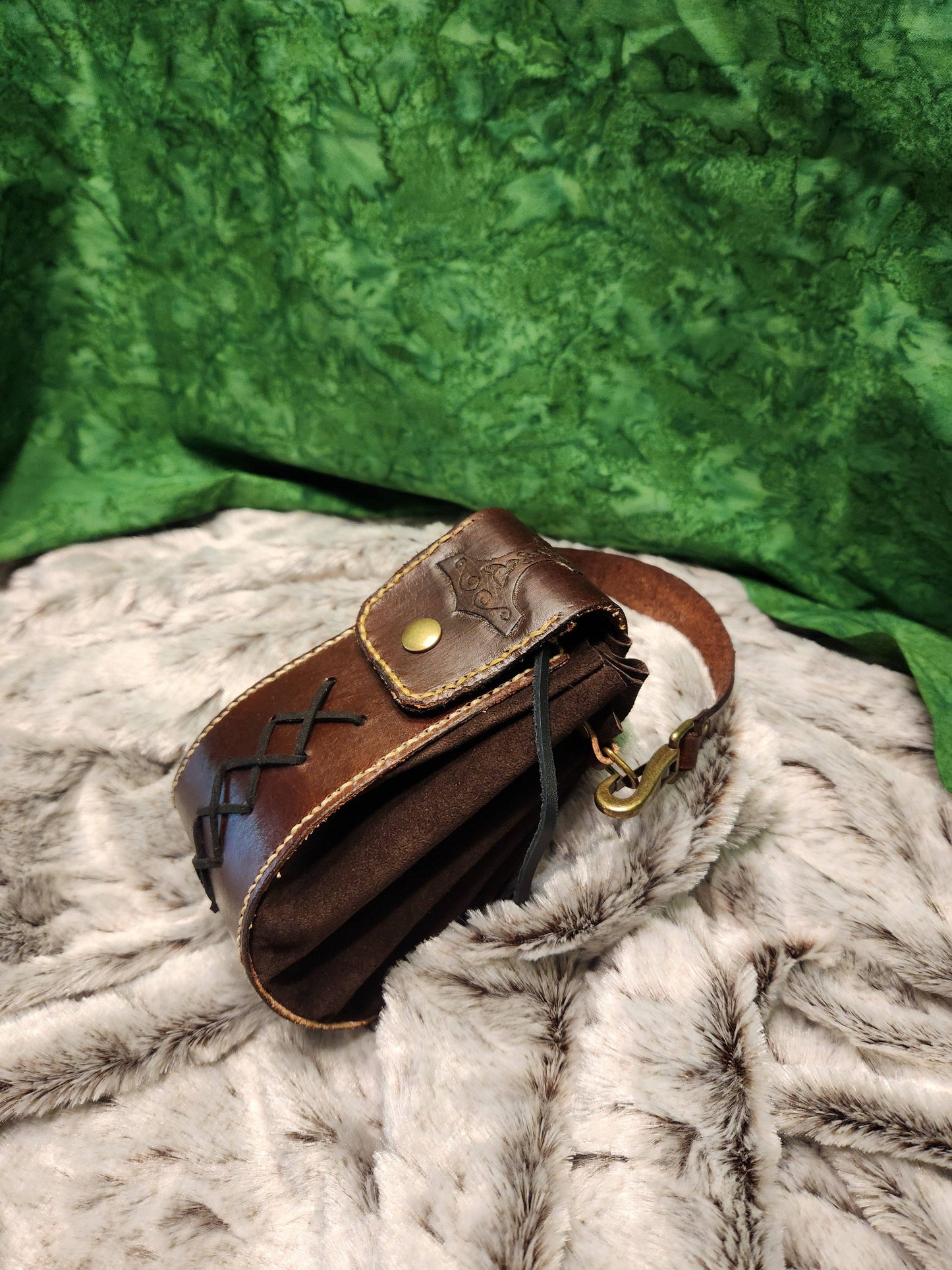 Leather Dice Pouch | Mjölnir