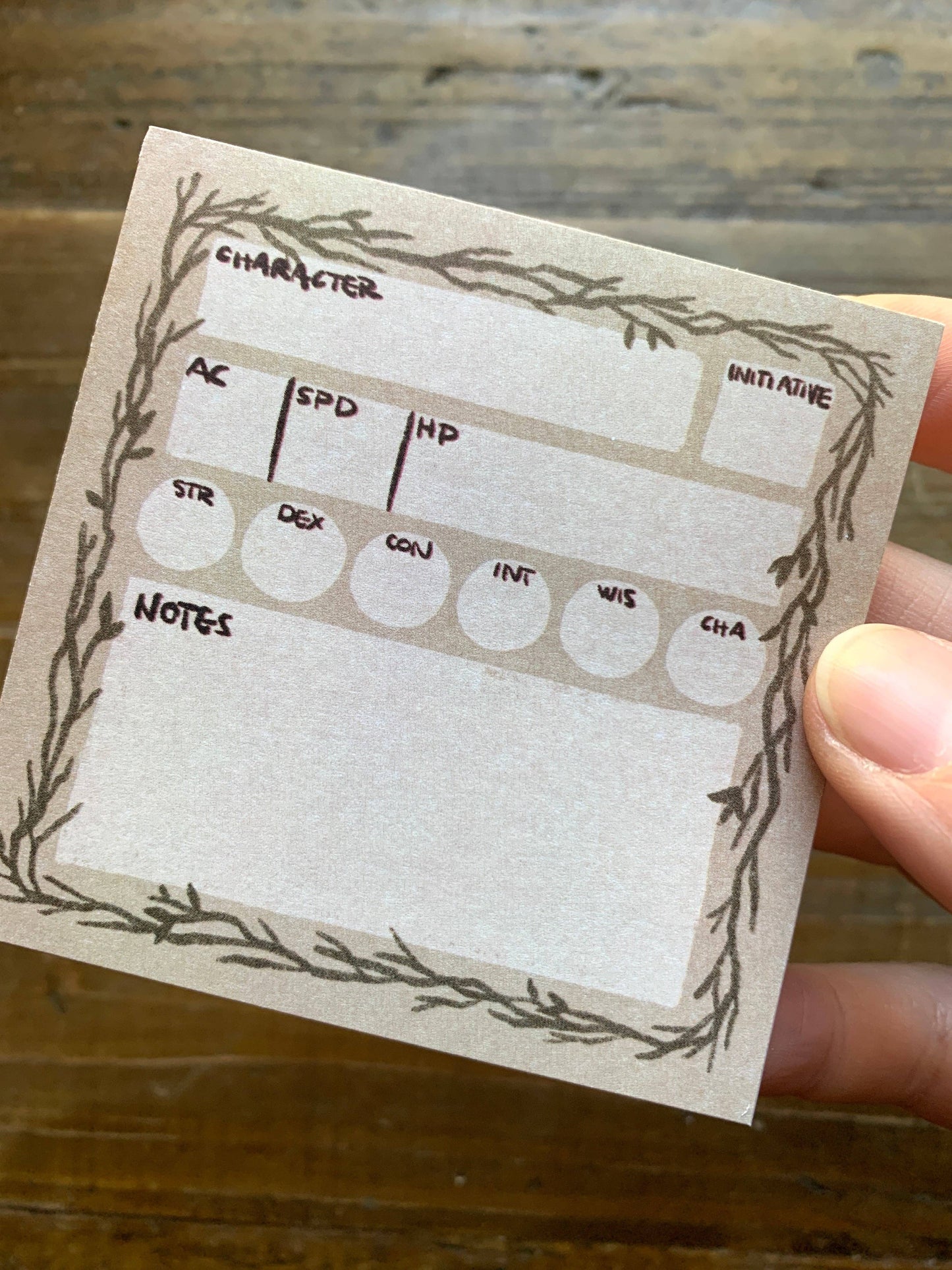 CM Sticky Notes | RPG Stat Block