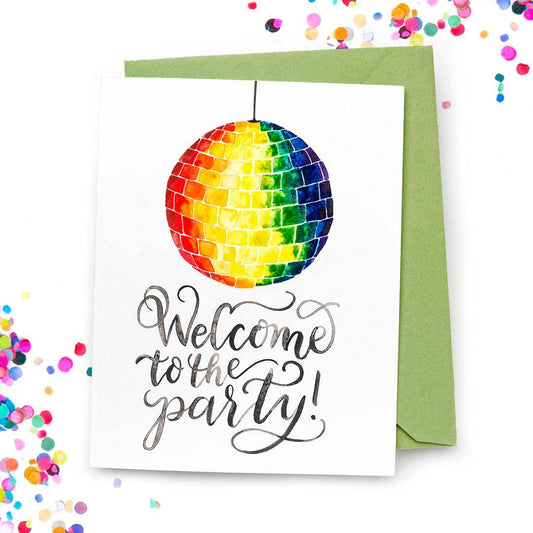 SALE - Welcome to the Party Card — Coming Out Card