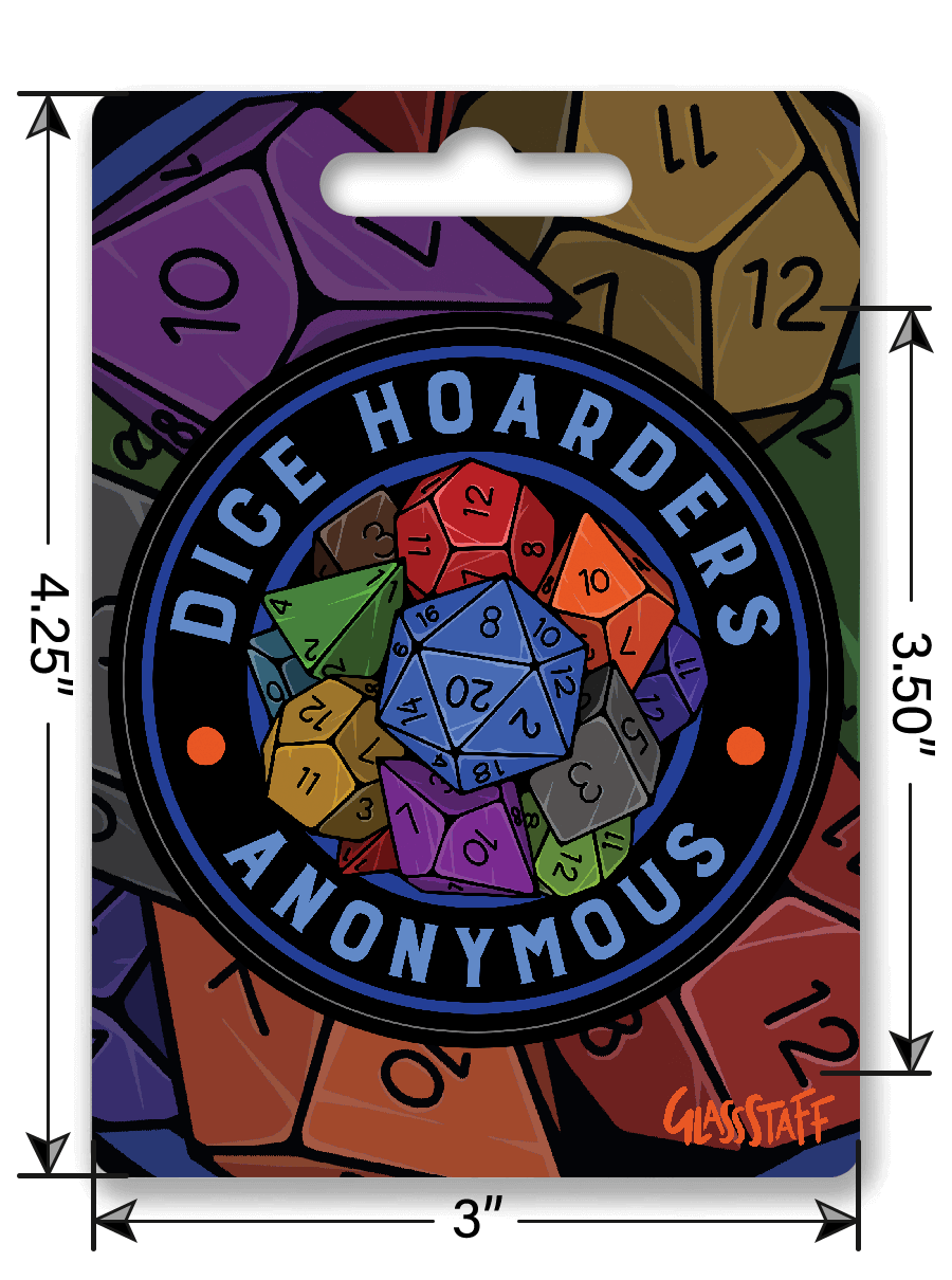 GS Vinyl Sticker | Dice Hoarders Anon