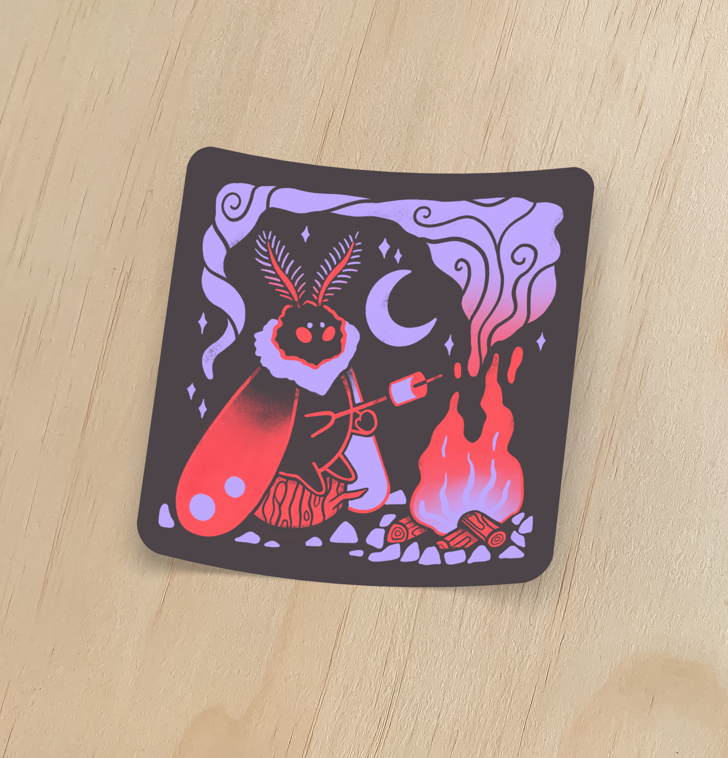 OHG Sticker | Mothman Camping
