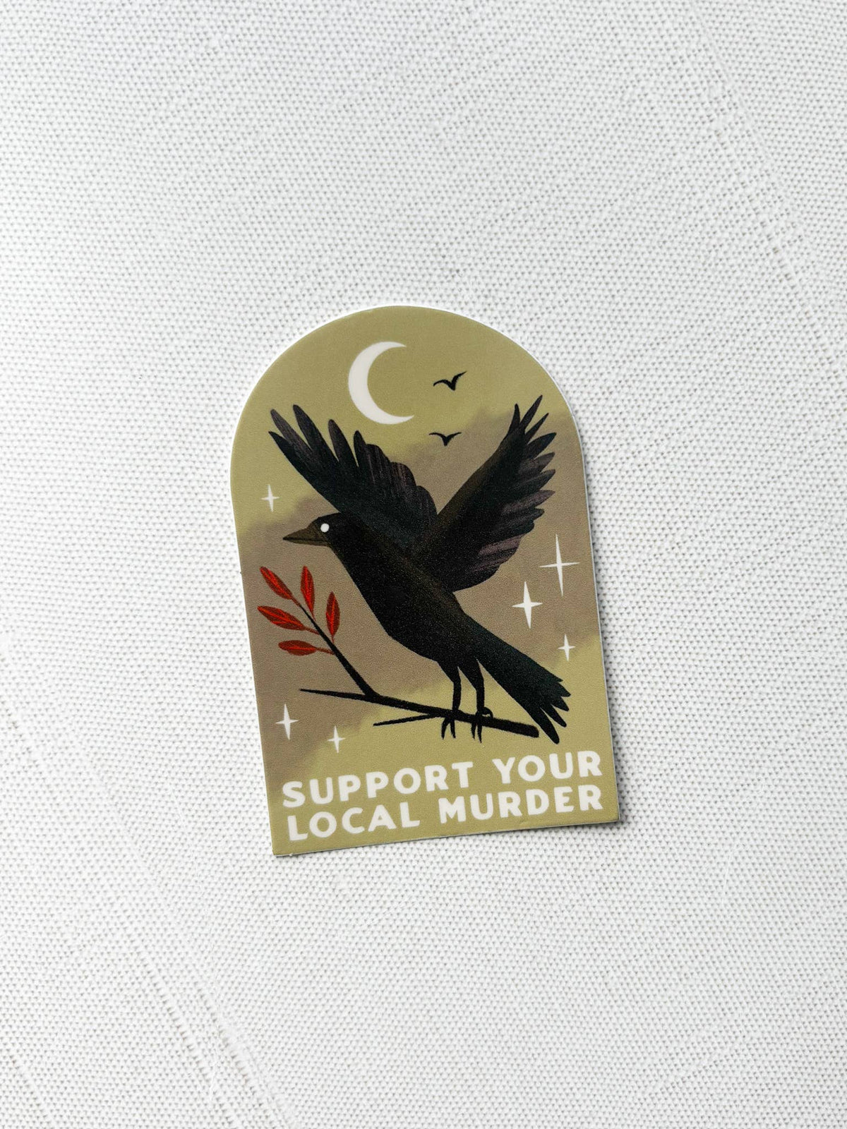 LPC Vinyl Sticker | Support Local Murders