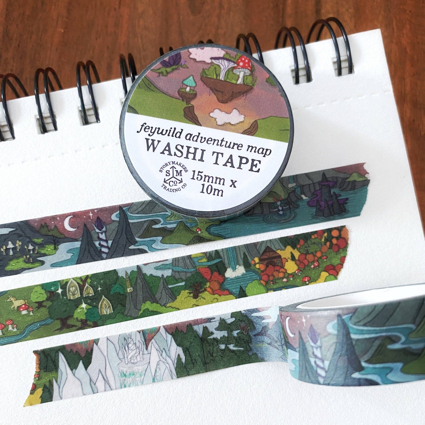 STC Cartography Washi Tape | Feywild