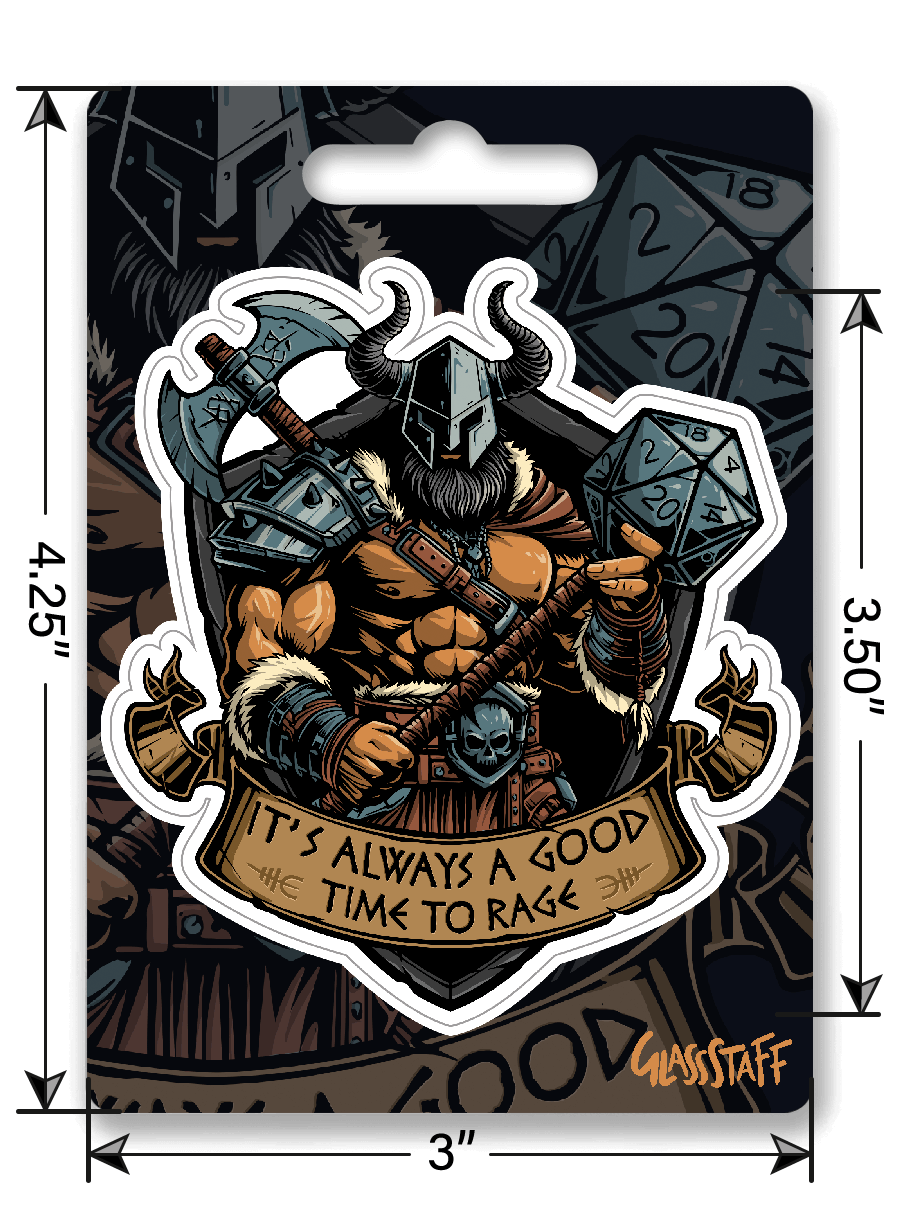 GS Vinyl Sticker | Time to Rage