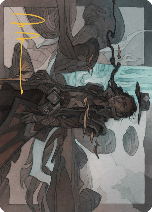 Annie Joins Up Art Card (Gold-Stamped Signature)