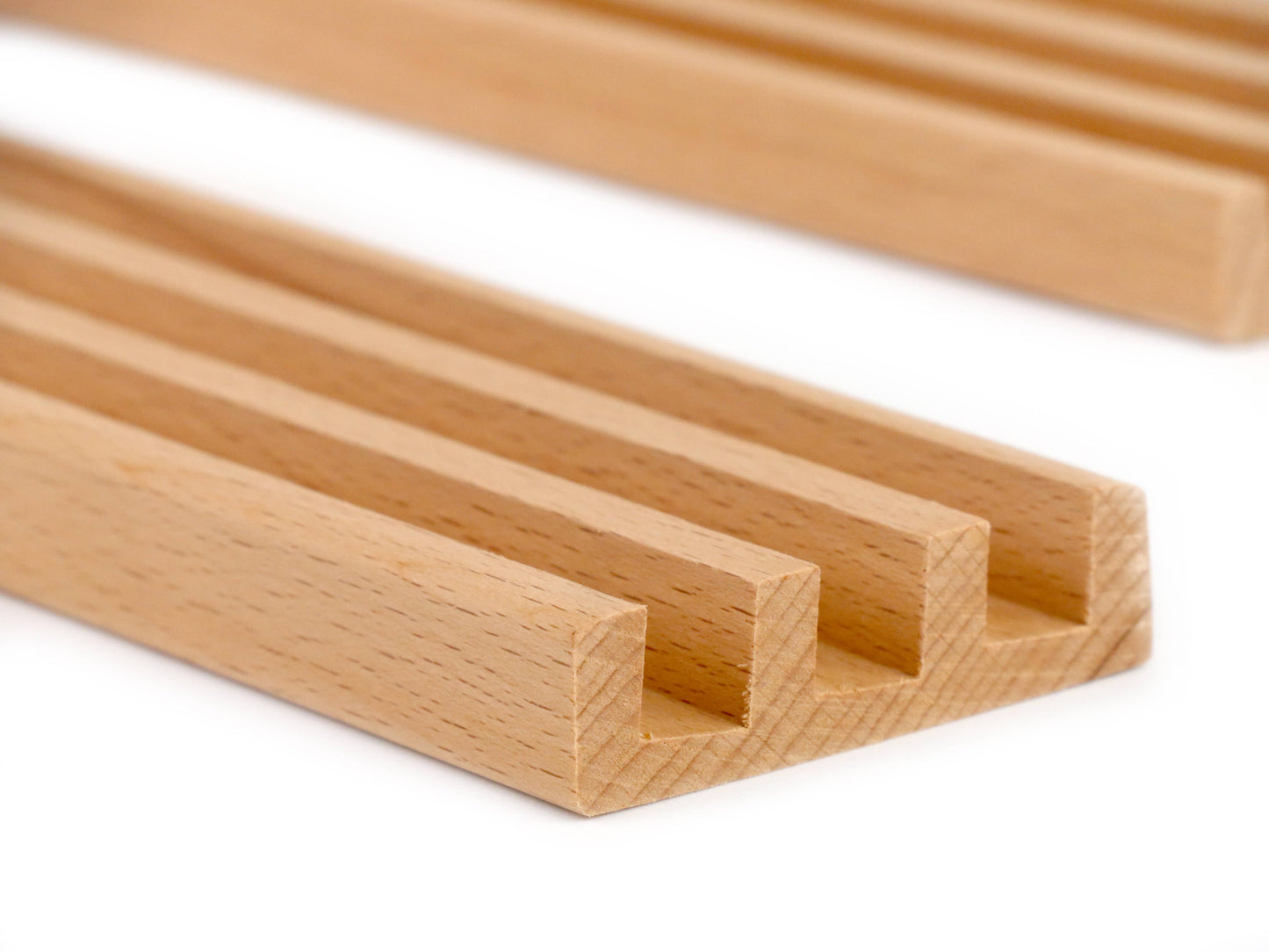 Wooden Domino Trays  (set of 4)