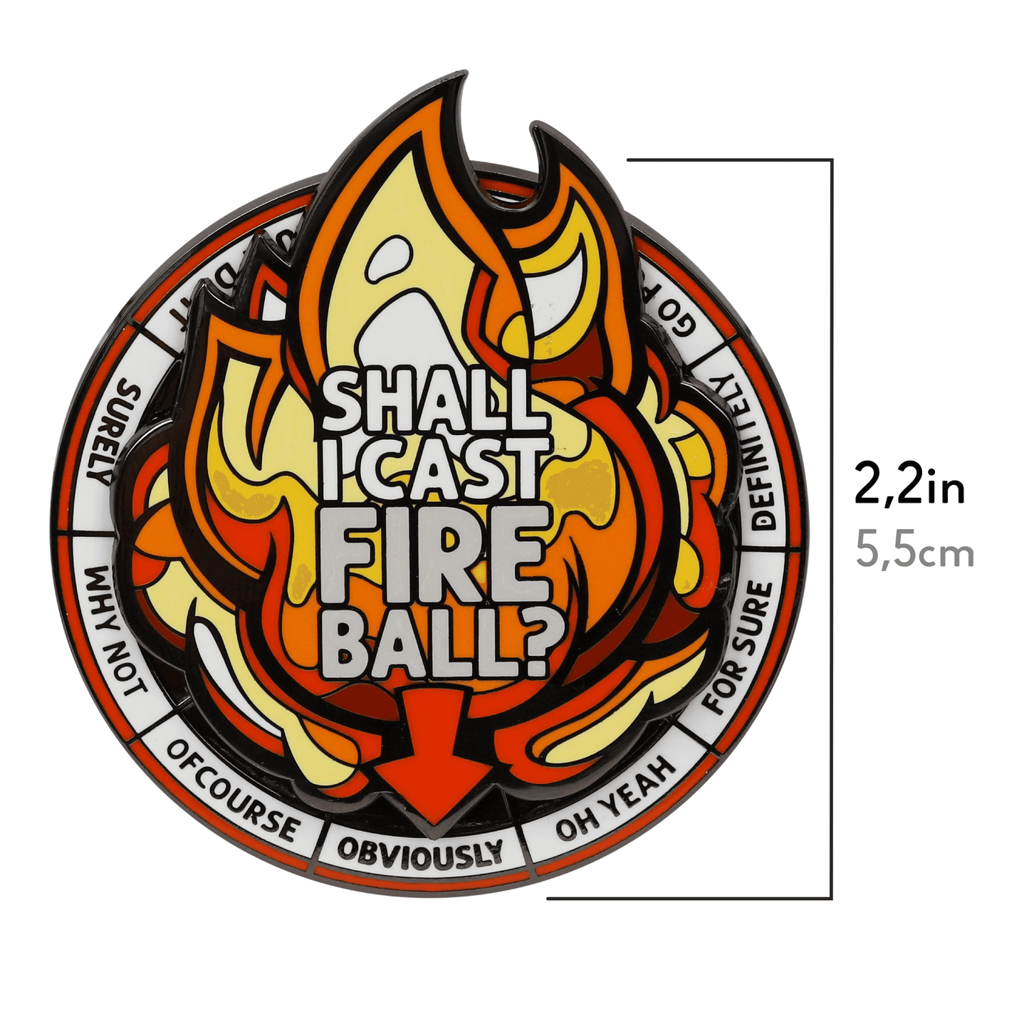GS Spinner Pin | Casting Fireball