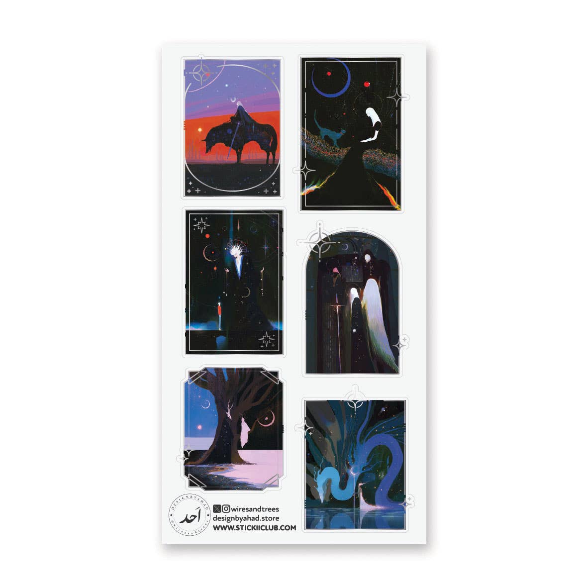 Sticker Sheet | Between Worlds